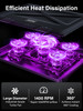 Kootek Laptop Cooling Pad Laptop Cooler with 5 Quiet Fans for 1217 Computer PC Notebook Gaming Laptop Fan Height Adjusta