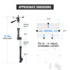 AAProducts T100AP Aluminum Vehicle TabletsLaptopUltrabooks Computer Mount Stand for TrucksVansCarsSUVs