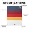 Skin Compatible with Apple iPad Pro 13 M4 2024 Vintage Lines Premium 3M Vinyl Protective Wrap Decal Cover Easy to Apply