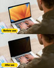 F FORITO 360 Privacy Screen Protector Compatible with MacBook Air 136 inch 20222025 M2 M3 M4 Anti Peeping and Anti Glare