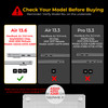 EooCoo Compatible with MacBook Air 13 inch Case 2026 20252022 M4 M3 M2 Model A3240 A3113 A2681 Mac Air 136 inch Transpar