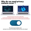 imluckies Metal Webcam Cover Slide 0023in Camera Cover for Laptop Computer MacBook ProAir iMac iPad Tablet iPhone 876 Pl