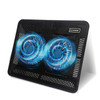 Laptop Cooling Pad Coolertek Portable Slim Quiet Laptop Notebook Cooler Cooling Pad Stand with 2 Blue LED Fans USB Power
