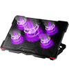 AICHESON Laptop Cooling Pad for 156 to 173 Inches PC Notebooks 5 Fans Computer Cooler Stands with Purple Lights Desk Chi