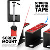 BRAINWAVZ Under Desk Laptop Holder Mount for Desk Adhesive Screw in Devices Upto 15 Thick Like Macbooks Surface Keyboard