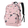 MOSISO 15616 inch Laptop Backpack for Women Polyester AntiTheft Stylish Casual Daypack Bag with Luggage Strap USB Chargi