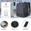 TZLTZS Travel Backpack Carry On Backpack Airline ApprovedExtra Large Expandable Waterproof 173inch Laptop Backpack USB C
