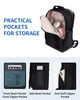 WANDF Travel Laptop Backpack for Women Men 156 Inch laptop Bag College Backpack with USB Charging Port 18x14x8 Personal