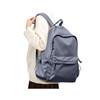 SEAFEW Blue Classic Basic Backpack for Women Waterproof High School Bookbag Lightweight Casual Travel Daypack College Ba