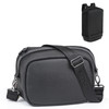 Krone Kalpasmos Convertible Crossbody Backpack for Men Expandable Sling Bag with Large Capacity Compact Travel Backpack