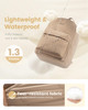 LOVEVOOK Puffer Computer Backpack for Women Girl Travel Work Lightweight Quilted School Laptop Backpack PurseCute Bookba