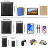 yaokvide Large Faraday Bags 5 Pack Faraday Cages for Laptops Tablets Phones Car Keys Faraday Key Fob Protector Fireproof