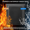 yaokvide Large Faraday Bags 5 Pack Faraday Cages for Laptops Tablets Phones Car Keys Faraday Key Fob Protector Fireproof