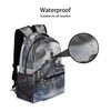 Bardic Steam Train School Backpack for Kids Girls Boys Vintage Train Travel Backpack Lightweight Water Resistant School