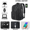Naukay Travel Backpack 50L Large Laptop Backpack with USB Charging Port Water Resistant Anti Theft Big Computer Backpack