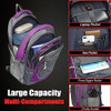 ProEtrade Backpack Bookbag for College Sturdy Travel Business Hiking Fit Laptop Up to 156 Inch Multi Compartment Gifts f