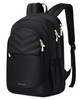 LIGHT FLIGHT 173 Laptop Backpack for Women Large Black Travel Backpacks with USB Charging Hole Water Resistant Large Cap