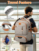 MATEIN Canvas Backpack for Men with Shoe Compartment Large TSA Friendly Vintage Travel Backpack with USB Port AntiTheft