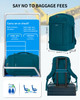 ECOHUB Travel Backpack for Men Women Carry on Backpack with USB Charging Hole Spirit Airlines Personal Item Bag Flight A