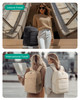 BAGSMART 30L Travel Backpack for Women Carry on Backpack for Airplanes Gym Backpack with Shoe Compartment Lightweight Tr