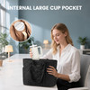 LOVEVOOK Laptop Tote Bag for WomenQuilted Puffer Laptop Bag Purse Computer Travel Work Tote Bags for Women with Zipper