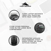 High Sierra Travel Bag Mercury Black Backpack