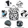 Xunteny Cow Print Women Laptop Backpack College School Backpack Bookbag 156 Inch Computer Backpacks for Work Business Tr