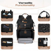 Maelstrom Travel Backpack for Women MenLaptop Backpack Fits 156173 Inch Laptop NurseWork Bag with Insulated Lunch Box Bl