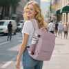 Sinaliy Travel laptop Backpack for Women Personal Item Size Flight Approved 16 Inch Laptop Bag with MultiPockets College