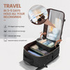 LOVEVOOK 40L Travel Backpack for Women Carry On Backpack with 3 Packing CubesTSA Personal Item Travel Bag Airline Approv
