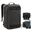 TRAILKICKER Travel Backpack Flight Approved Carry On Backpack Water Resistant Weekender Bag Grey