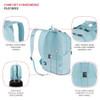 SwissGear Orientation Laptop Backpack Light Blue 17x12x7