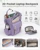 LOVEVOOK Laptop Backpack for Women 173 Inch Teacher Nurse Bag Work Travel Computer Backpacks Purse College Bookbag for S