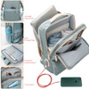 NOBLEMAN Travel Laptop Backpack Women Men Slim Durable Computer Work Carry on Backpack with Laptop Luggage Sleeve for Ai