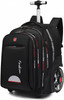 Glodiar Rolling BackpackLarge Rolling Laptop Bag Briefcase Backpacks with Wheels for Women Adults Travel Trolley OfficeW