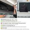 Boavan Rolling Backpack17 inch Water Resistant Wheeled BackpackCarry on Luggage Business Bag Overnight College Computer
