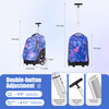 NEW TILAMI 19 Inch Rolling Backpack with Lunch Bag for Girls Boys Wheeled Laptop Backpack Durable Carryon Bag School Tra