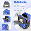 NEW TILAMI 19 Inch Rolling Backpack with Lunch Bag for Girls Boys Wheeled Laptop Backpack Durable Carryon Bag School Tra