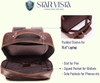 STAR VISTA Navona 156 Vintage Full Grain Leather Laptop Backpack for Men Women Multi Pockets Casual Outdoor Business Tra