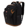 SwissGear Tool Bag Backpack Fits Up to 17Inch Laptop Work Pack PRO BlackBrown Canvas