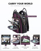 LOVEVOOK Laptop Backpack Purse for Women 156 Laptop Bag for Travel with USB Port Water Resistant Lightweight Daypacks fo
