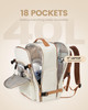 LOVEVOOK 40L Travel Backpack for Women MenWaterproof Airline Approved Carry On Luggage Travel EssentialsTSA Carry On Bac