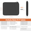 MoKo 89 Inch Tablet Sleeve Fits iPad mini A17 Pro 83 2024 iPad mini 654321 Galaxy Tab A7 Lite 87Tab A9 87Tab A 80Tab A 8