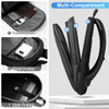 hk Business Backpack for Men 17 InchSlim Expandable Waterproof Travel Laptop Backpack with USB ChargingAntiTheft Lightwe
