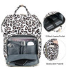 Yusudan Leopard Laptop Backpack for Women Men 156 inch College School Backpack Bookbag for WorkSchoolTravelBusiness