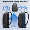 hk Laptop Expandable Smart Business Travel Work Backpack with USB Charging PortWater Resistant Antitheft Lightweight 156