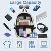 College Laptop Backpack for Men Women 156 Elementary Middle High School Book Bag For Teens Girls Boys Anti Theft Travel