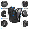 BANGE Business Laptop Smart backpack Can Hold 156 Inch Laptop Commute Backpack Carry on bag for men and women Black