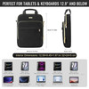 MoKo 129 Inch Puffer Tablet Sleeve Bag for 13 New iPad Pro M4 Air M2 2024 iPad Pro 129 M2M1 Galaxy Tab S8S9 Plus 124 360