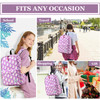 VASCHY School Backpack for Girls Cute Schoolbag Bookbag for KidsTeensMiddle SchoolCollegeWork Backpack for Women Pink Un